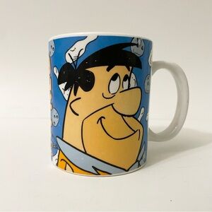 1993 MSC Hanna Barbera The Flintstones Fred Flintstone Cartoon Coffee Mug